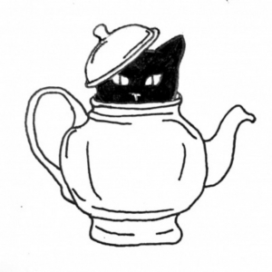 vignette cats teapot