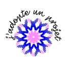 Logo JAUP fleur couleur avec fond RVB