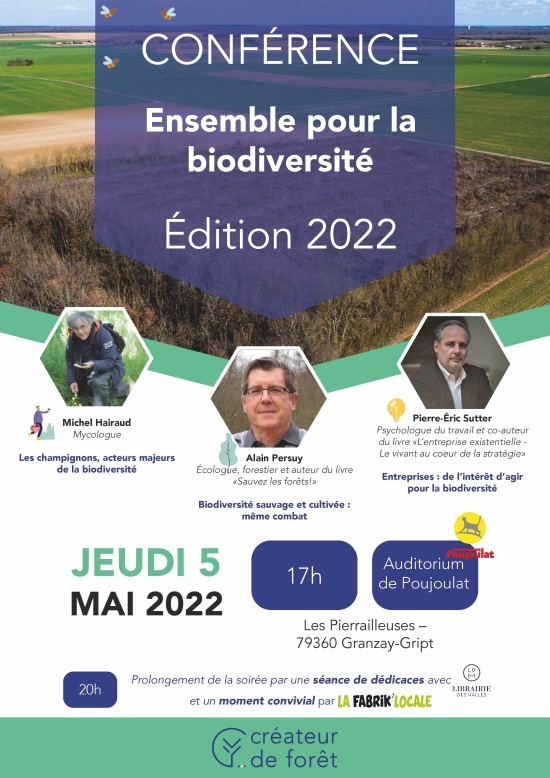 Visuel Conférence Créateur de forêt