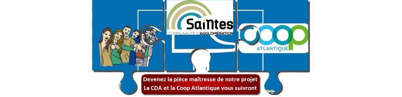 Devenez la pièce maîtresse de notre projet. La CDA et la Coop Atlantique vous suivront