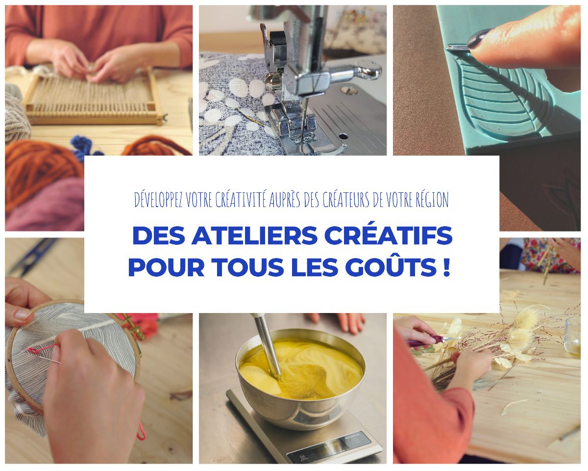 Des ateliers créatifs pour tous les goûts